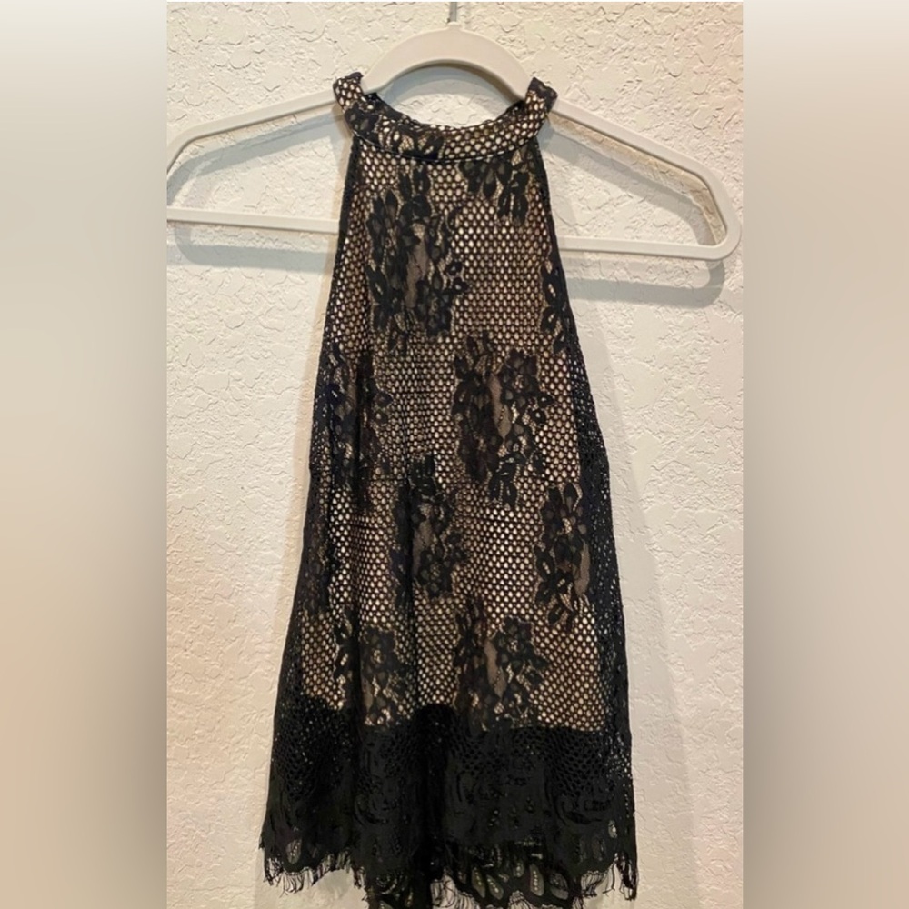 Black Lace Top